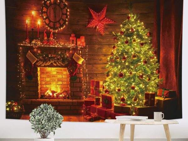 FONDO DE PARED TAPIZ DE NAVIDAD